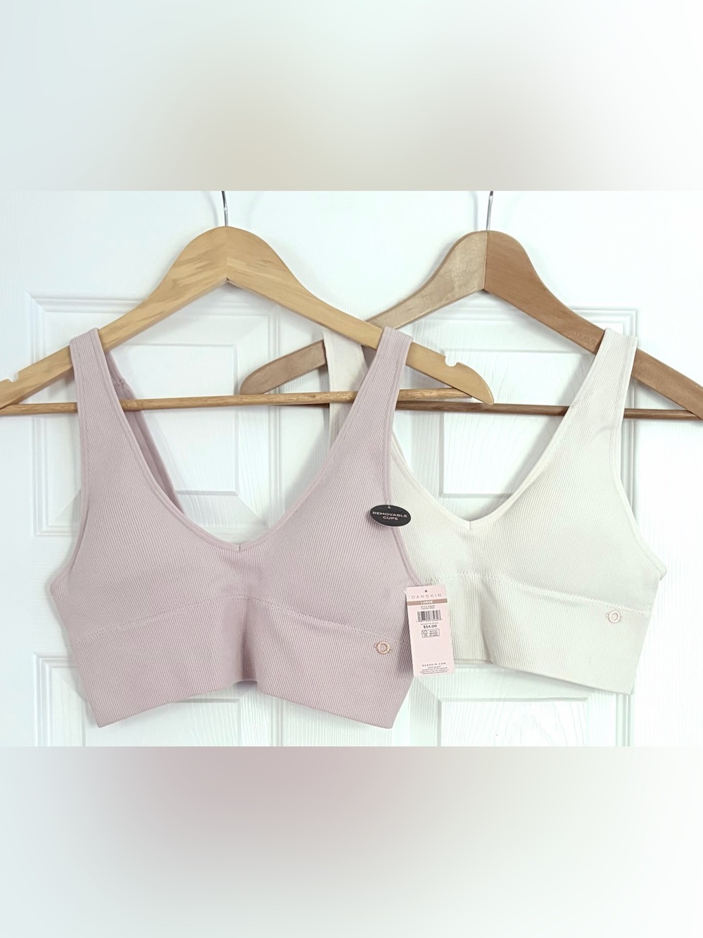 NWT 2 Danskin Bralettes Size L